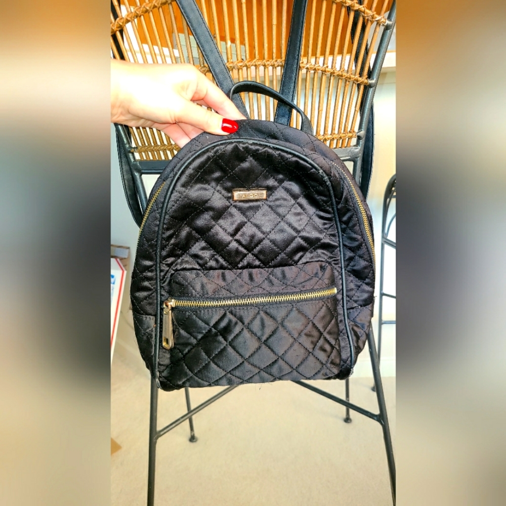 Aldo Designer Quilted Backpack